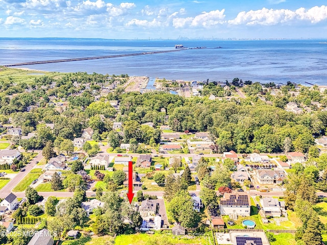 48 Washington Ave, Leonardo, NJ 07737 - aerial perspective of suburban area featuring a nearby body of water