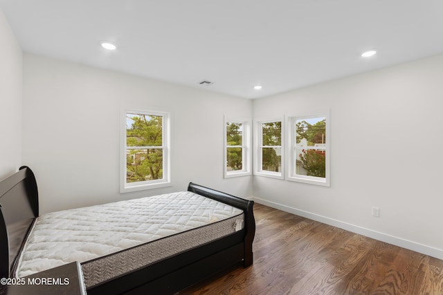 14 New Brunswick Ave, Matawan, NJ 07747 - bedroom with wood finished floors, multiple windows, and recessed lighting
