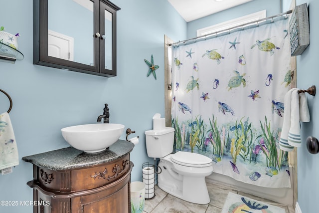 36 Joy Rd, Manahawkin, NJ 08050 - full bathroom with vanity and tile patterned floors