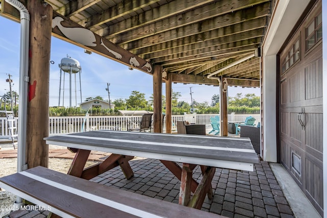36 Joy Rd, Manahawkin, NJ 08050 - view of patio with outdoor dining space and a deck