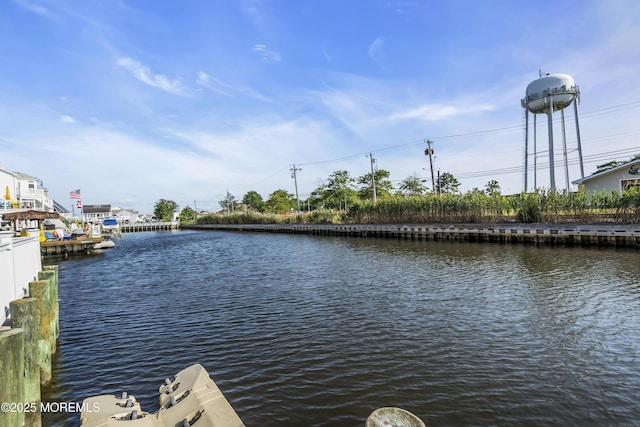 36 Joy Rd, Manahawkin, NJ 08050 - dock area featuring a water view