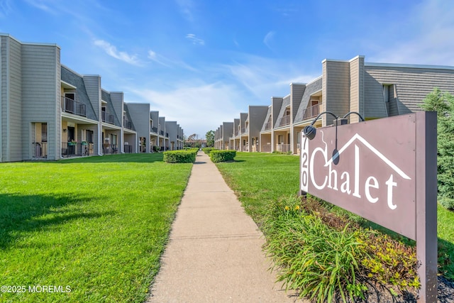 720 Ocean Ave Unit 8, Long Branch, NJ 07740 - view of home's community with a residential view and a lawn