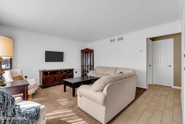 22 Tara Lin Dr, Hazlet, NJ 07730 - living room featuring crown molding
