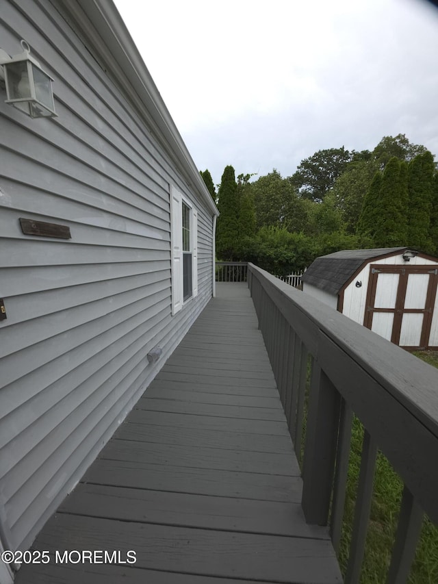 76 Secretariat St Unit 68, Howell, NJ 07731 - deck featuring a shed