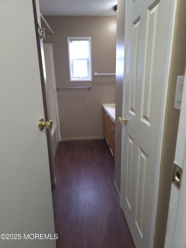 76 Secretariat St Unit 68, Howell, NJ 07731 - bathroom featuring vanity and wood finished floors