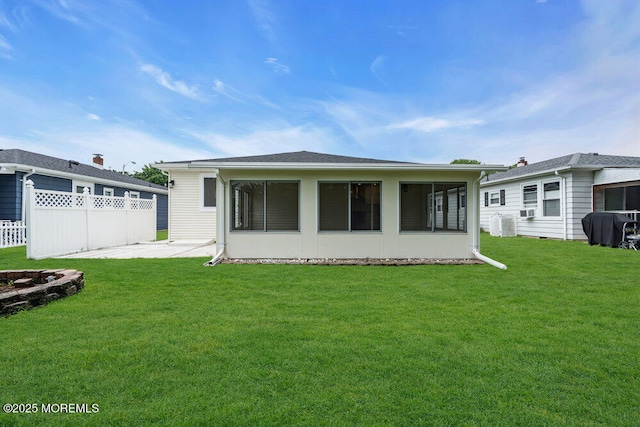 324 Barbados Dr N, Toms River, NJ 08757 - back of house featuring a patio area, an outdoor fire pit, and cooling unit