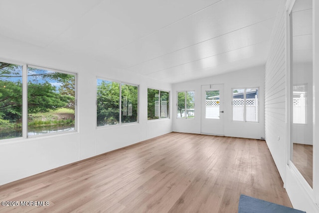 324 Barbados Dr N, Toms River, NJ 08757 - unfurnished sunroom with wood finished floors and lofted ceiling