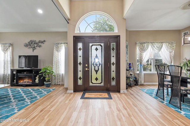 2 Moet Ct, Manchester, NJ 08759 - foyer entrance with wood finished floors and plenty of natural light