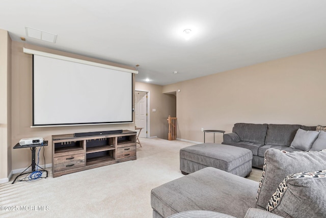 2 Moet Ct, Manchester, NJ 08759 - home theater featuring light carpet and baseboards