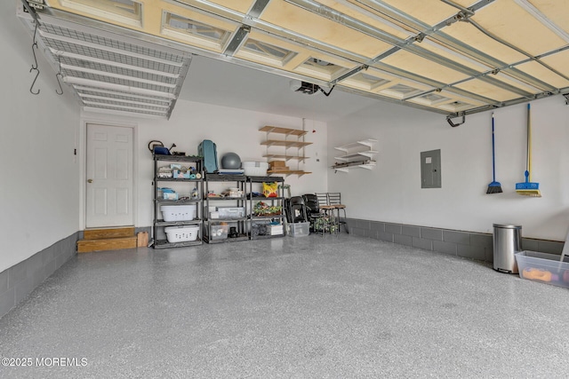 2 Moet Ct, Manchester, NJ 08759 - garage featuring electric panel and a garage door opener