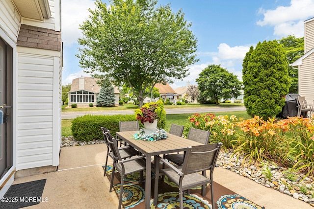2 Moet Ct, Manchester, NJ 08759 - view of patio featuring outdoor dining space and area for grilling
