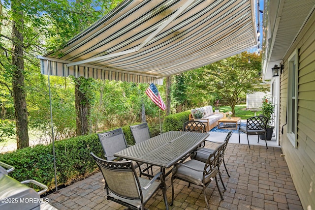 98 Yorkwood Dr, Brick, NJ 08723 - view of patio with an outdoor living space and outdoor dining space