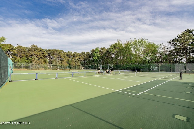 98 Yorkwood Dr, Brick, NJ 08723 - view of tennis court with community basketball court