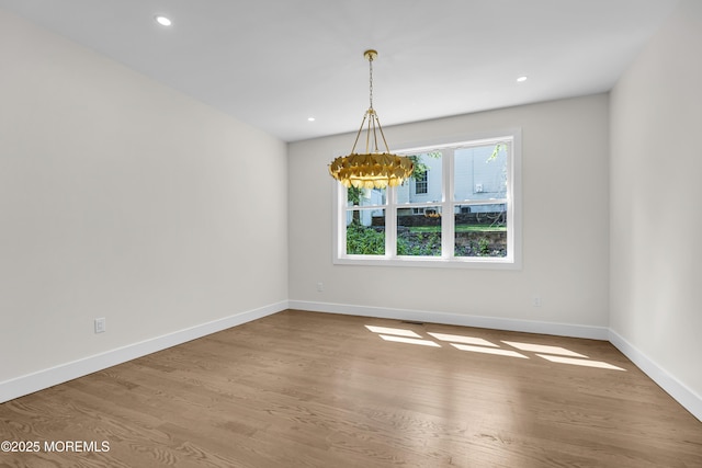 21 Pension Hill Rd, Manalapan, NJ 07726 - unfurnished room featuring wood finished floors and recessed lighting