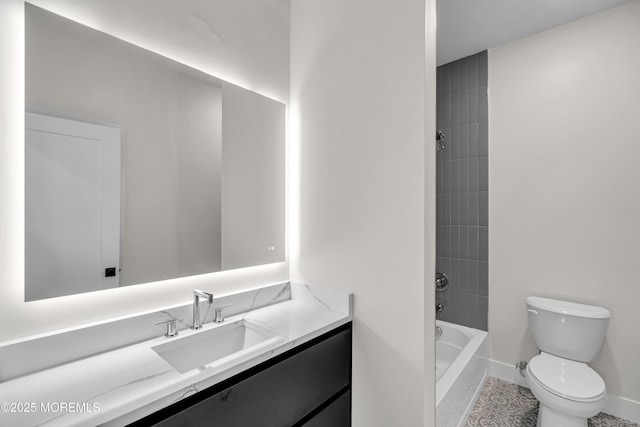 21 Pension Hill Rd, Manalapan, NJ 07726 - full bath featuring vanity, shower / tub combination, and tile patterned floors
