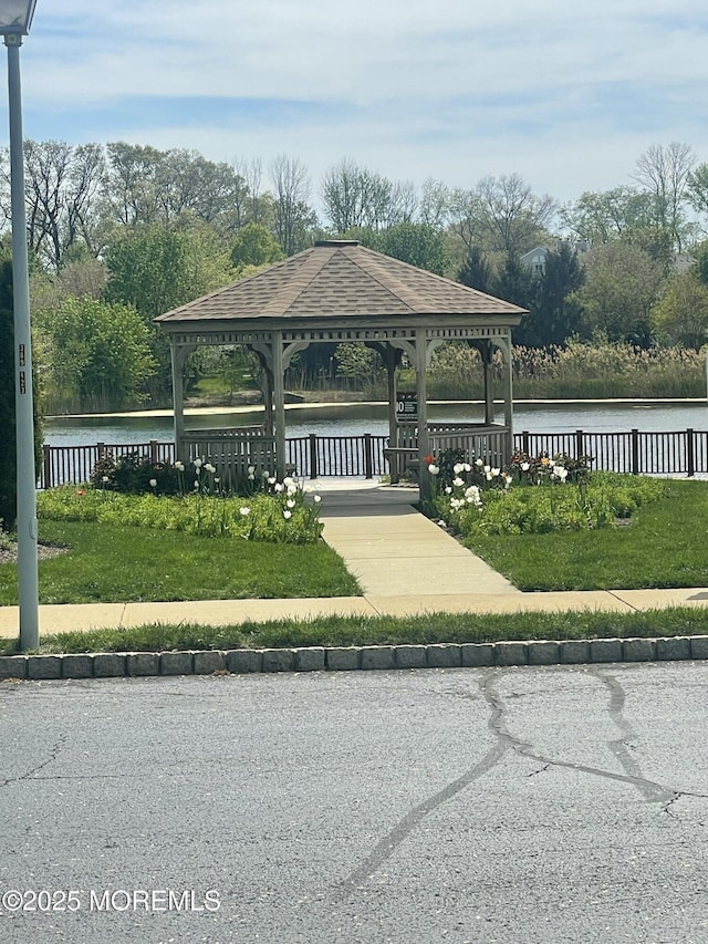 25 Watson Ct, Howell, NJ 07731 - surrounding community featuring a gazebo and a water view