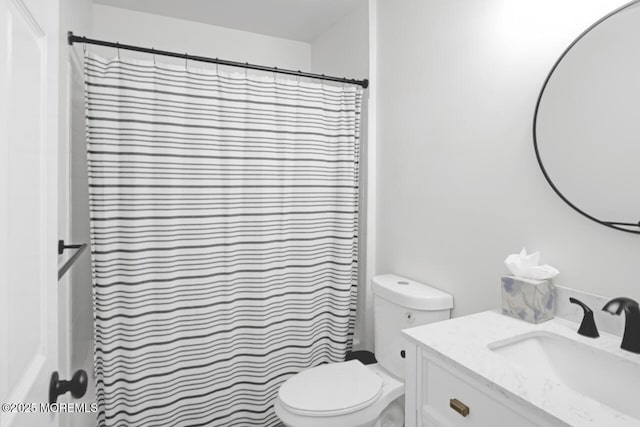141 Setter Pl, Freehold, NJ 07728 - bathroom featuring vanity and a shower with shower curtain