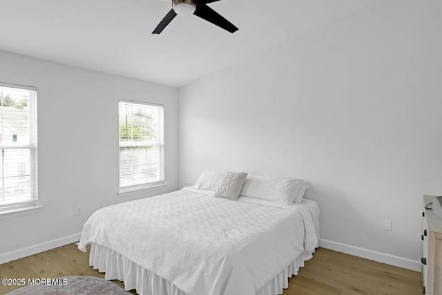 141 Setter Pl, Freehold, NJ 07728 - bedroom with multiple windows, light wood-style flooring, and a ceiling fan