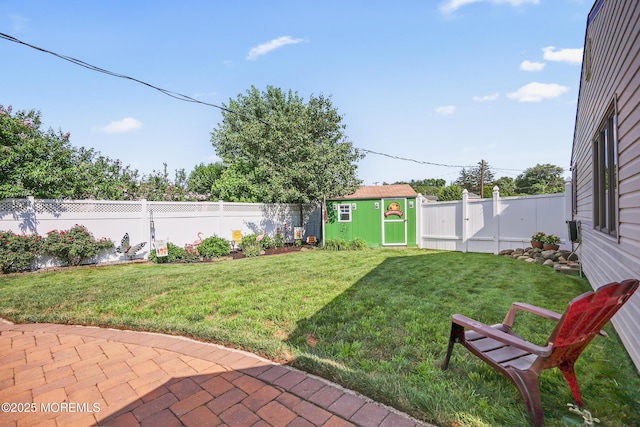 149 Idlewild Ln, Aberdeen, NJ 07747 - fenced backyard featuring a storage shed