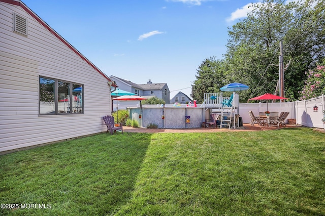 149 Idlewild Ln, Aberdeen, NJ 07747 - view of yard with a patio area