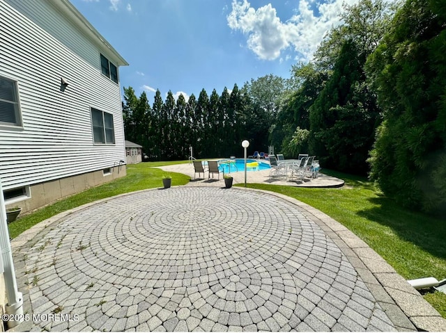 1642 Mink Ct, Toms River, NJ 08755 - view of patio with an outdoor pool