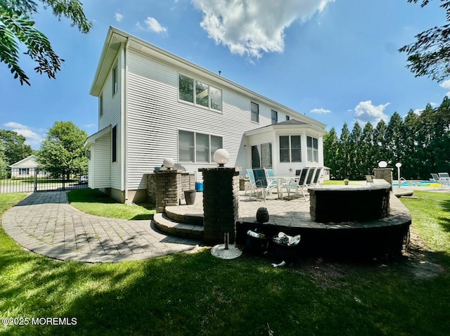 1642 Mink Ct, Toms River, NJ 08755 - back of house with a patio