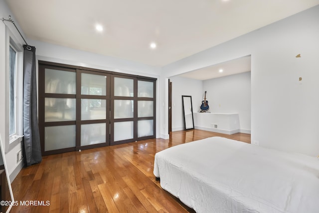 42 Nikki Ct, Morganville, NJ 07751 - bedroom featuring wood finished floors and recessed lighting