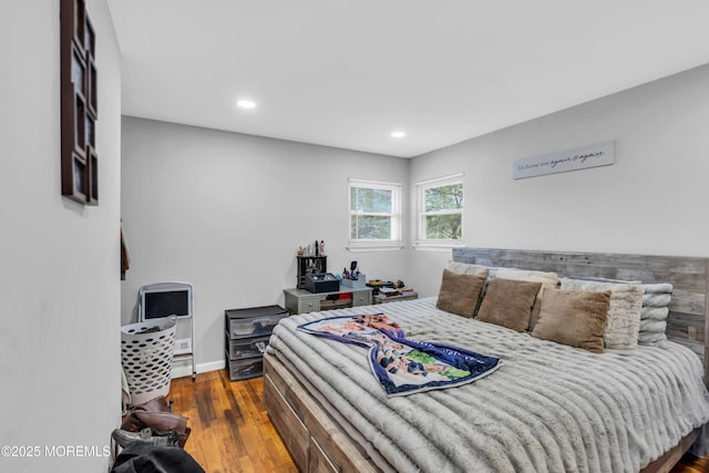 24 Willow Brook Rd, Freehold, NJ 07728 - bedroom featuring wood finished floors and recessed lighting