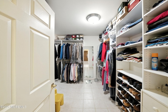 7 Stony Ridge Dr, Hillsdale, NJ 07642 - spacious closet featuring light tile patterned floors