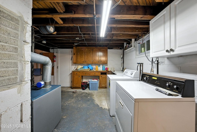 7 Stony Ridge Dr, Hillsdale, NJ 07642 - unfinished basement featuring independent washer and dryer