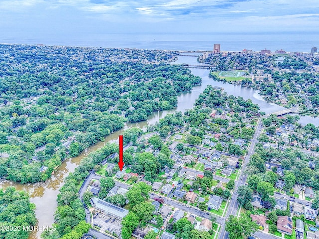 1416 Garven Ave, Ocean Twp, NJ 07712 - aerial view of property's location featuring a nearby body of water