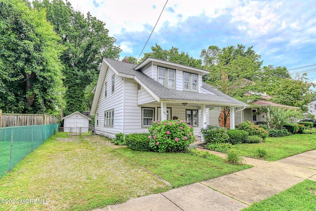 1416 Garven Ave, Ocean Twp, NJ 07712 - bungalow-style house featuring roof with shingles and a porch