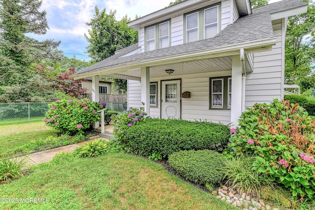 1416 Garven Ave, Ocean Twp, NJ 07712 - bungalow-style house with a porch and a shingled roof