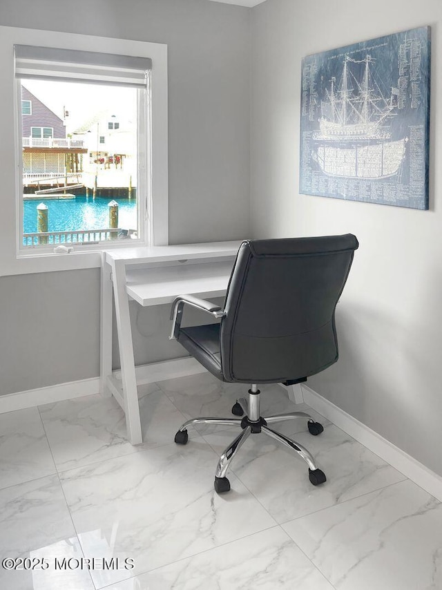 177 N Ensign Dr, Little Egg Harbor, NJ 08087 - office space featuring marble look tile flooring