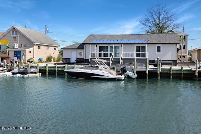177 N Ensign Dr, Little Egg Harbor, NJ 08087 - dock area featuring a water view