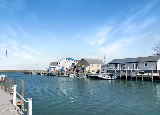 177 N Ensign Dr, Little Egg Harbor, NJ 08087 - dock with a water view and a residential view
