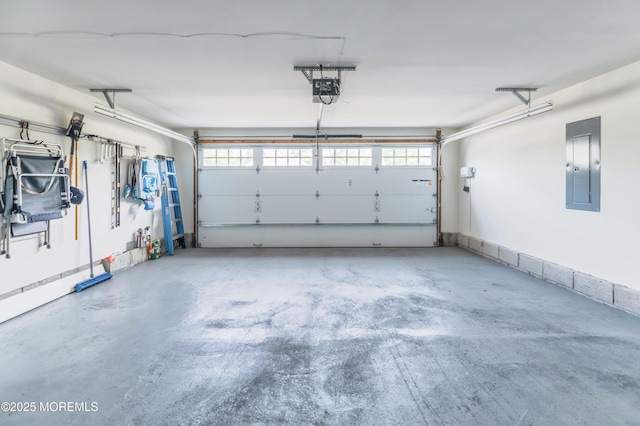 51 Galley Way, Little Egg Harbor, NJ 08087 - garage featuring electric panel and a garage door opener