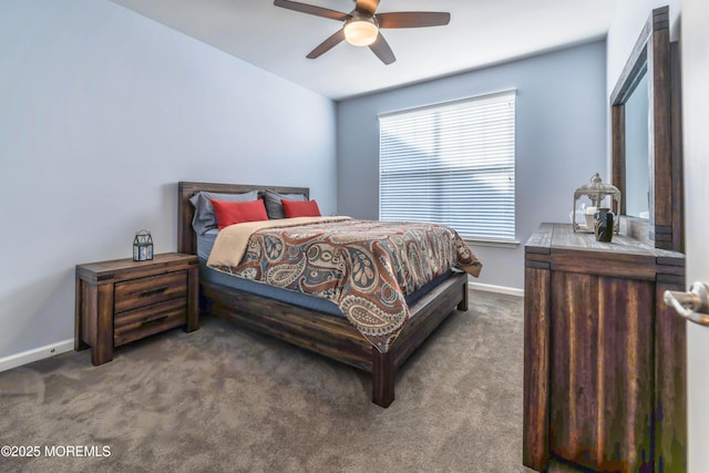 51 Galley Way, Little Egg Harbor, NJ 08087 - carpeted bedroom featuring baseboards and a ceiling fan