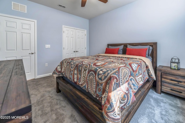 51 Galley Way, Little Egg Harbor, NJ 08087 - carpeted bedroom featuring a closet and a ceiling fan