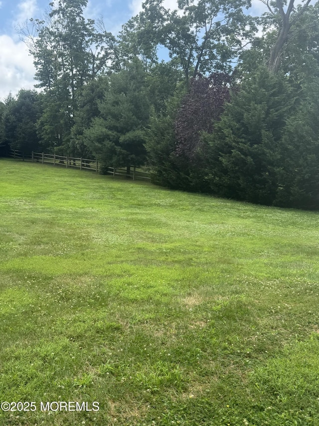 132 Harrison Ave, Fair Haven, NJ 07704 - view of yard with a wooded view and a rural view