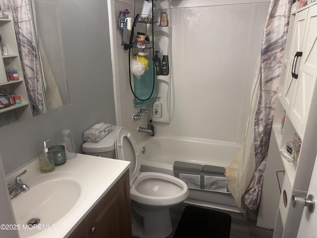 13-15 Haag St, Sayreville, NJ 08872 - full bathroom with shower / bath combo with shower curtain and vanity
