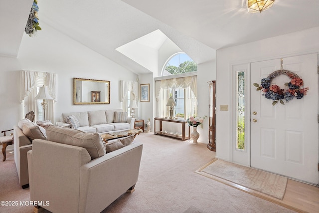 9 Penny Ln, Jackson, NJ 08527 - entryway with carpet and high vaulted ceiling