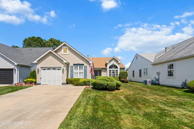 9 Penny Ln, Jackson, NJ 08527 - single story home featuring an attached garage, concrete driveway, and a front yard