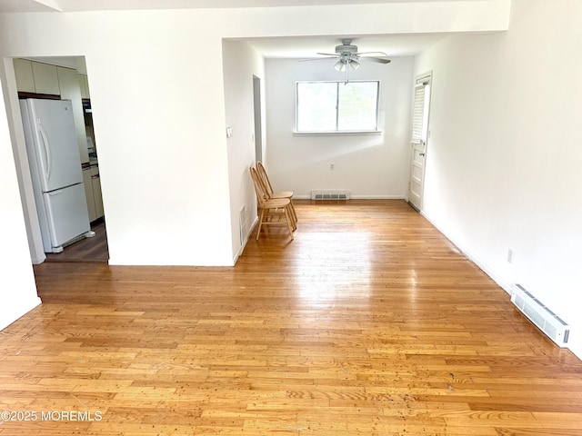143 Fisher Ave, Brick, NJ 08723 - unfurnished room featuring a ceiling fan and light wood finished floors