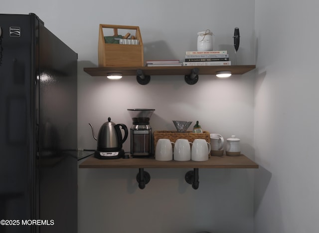 1113 Pemberton St, Toms River, NJ 08757 - kitchen featuring freestanding refrigerator