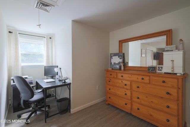1113 Pemberton St, Toms River, NJ 08757 - office with attic access and wood finished floors