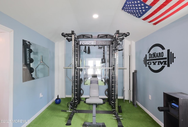 1113 Pemberton St, Toms River, NJ 08757 - workout room with carpet