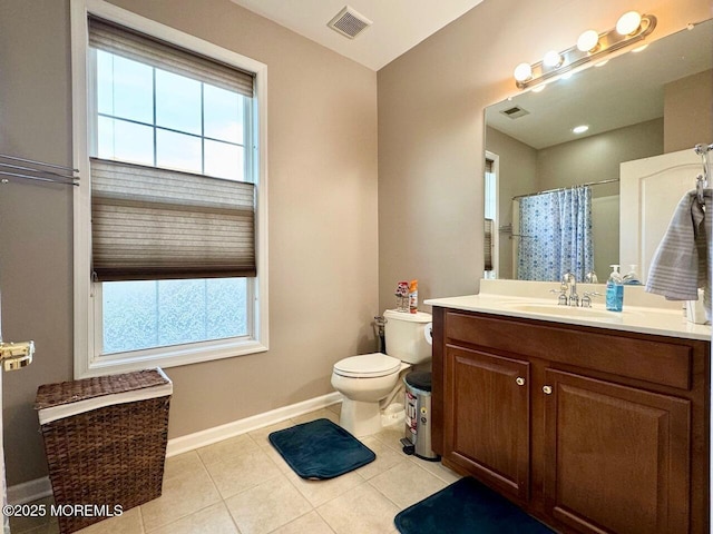 2116 Edward Stec Blvd Unit 2116, Edison, NJ 08837 - full bathroom with healthy amount of natural light, vanity, tile patterned floors, and a shower with curtain