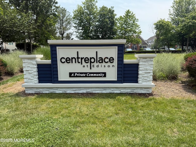 2116 Edward Stec Blvd Unit 2116, Edison, NJ 08837 - community sign with a yard