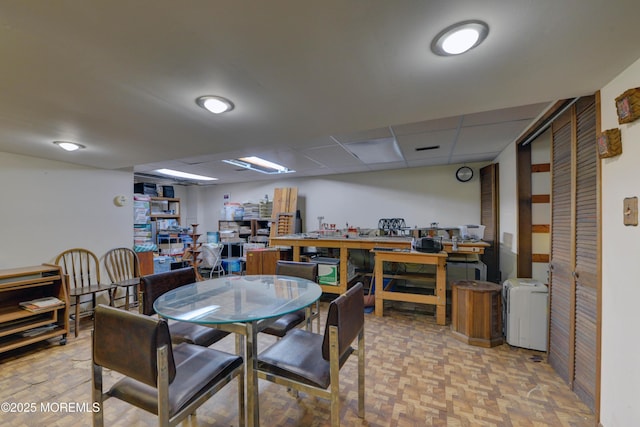 26 Old Manor Rd, Holmdel, NJ 07733 - dining room with a workshop area